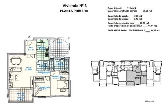 2 soverom Leilighet til salgs i Torrox-Costa, Torrox med svømmebasseng - € 291 500 (Ref: 8327491)