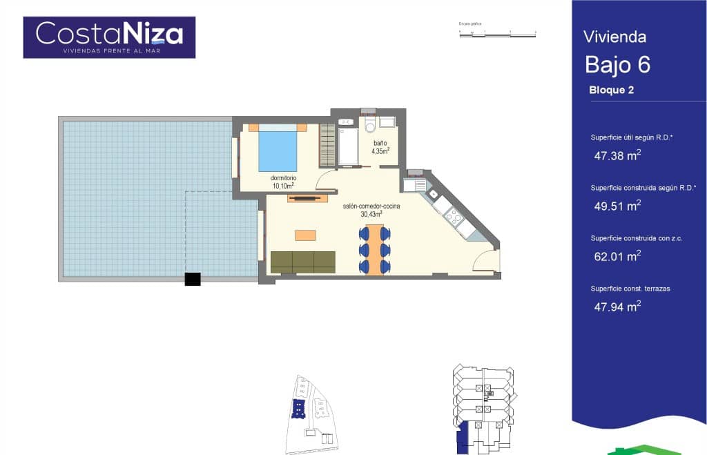 1 soveværelse Lejlighed til salg i Almayate med swimmingpool - € 375.000 (Ref: 8333421)