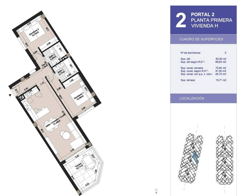 1 sypialnia Apartament na sprzedaż w El Morche z basenem - 235 000 € (Ref: 9048569)