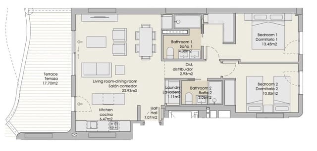 1 sovrum Lägenhet till salu i Torre del Mar, Vélez-Málaga med pool - 371 000 € (Ref: 9669959)