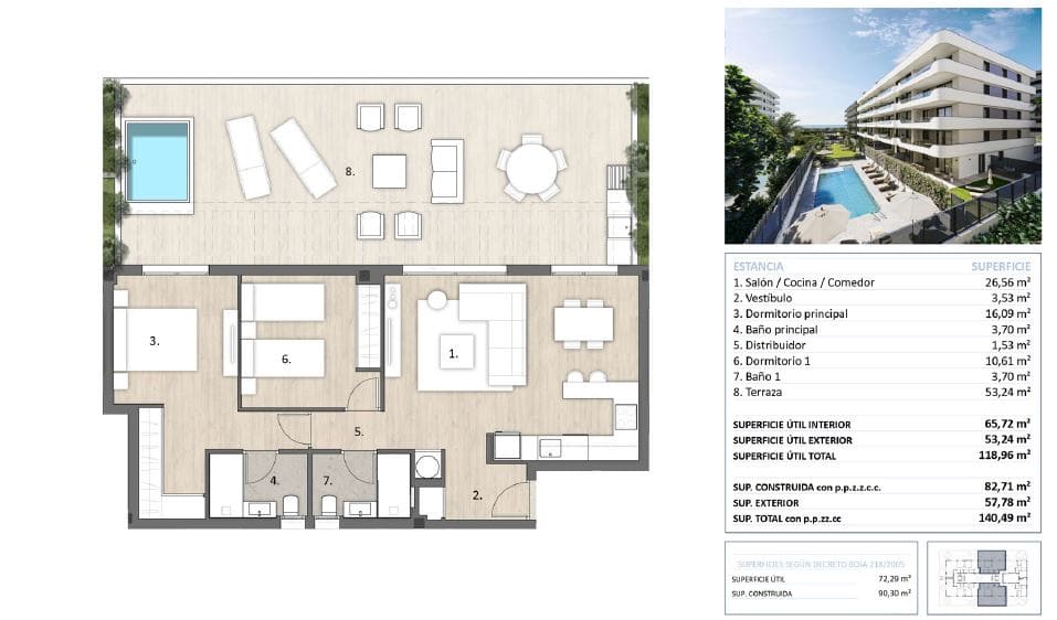 1 bedroom Apartment for sale in Torre del Mar with pool - € 281,500 (Ref: 9824700)