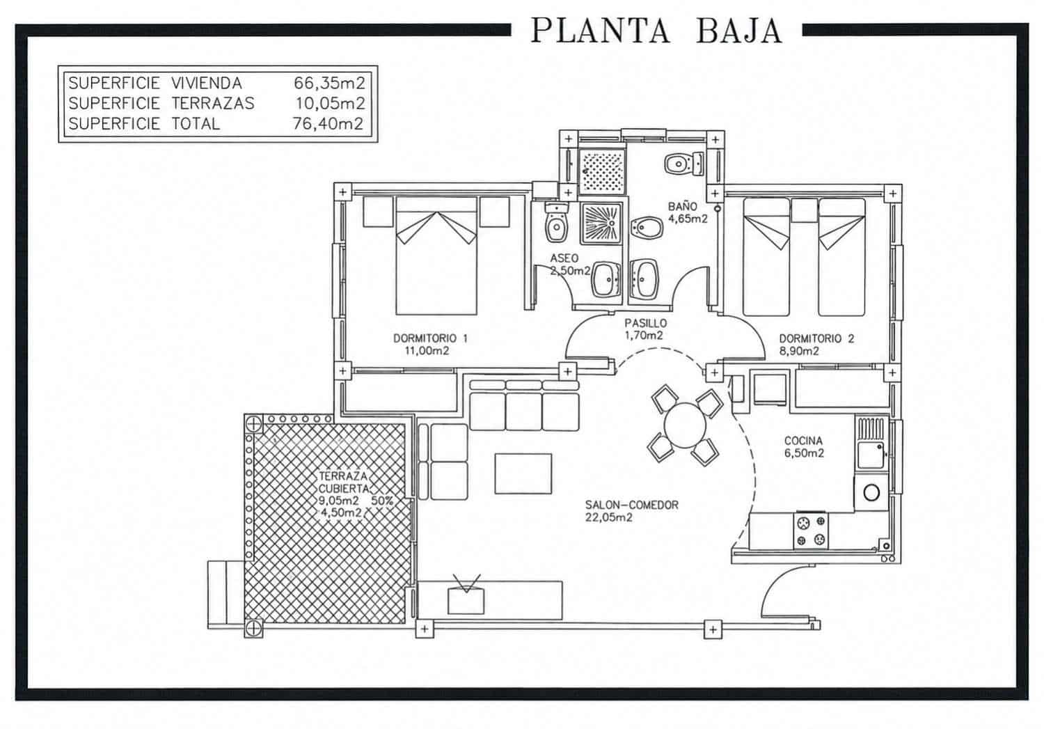 2 soverom Leilighet til salgs i Orihuela Costa med svømmebasseng - € 225 000 (Ref: 10020305)