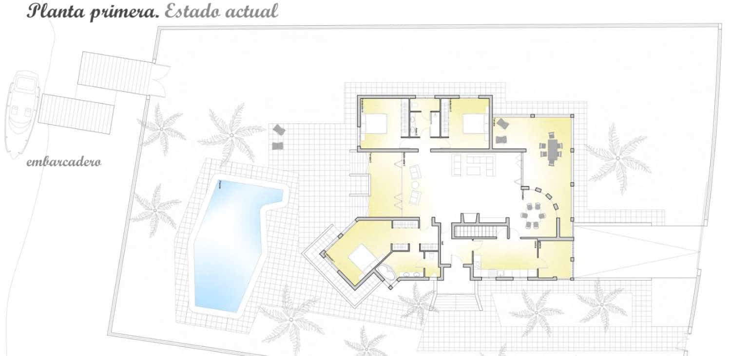 3 soveværelse Villa til salg i La Manga del Mar Menor med swimmingpool - € 780.000 (Ref: 8207344)