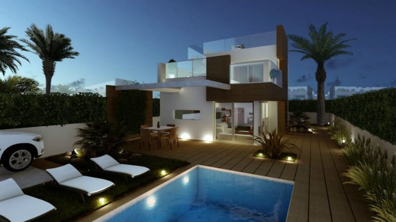 3 soveværelse Villa til salg i Guardamar del Segura med swimmingpool garage - € 399.000 (Ref: 8207405)