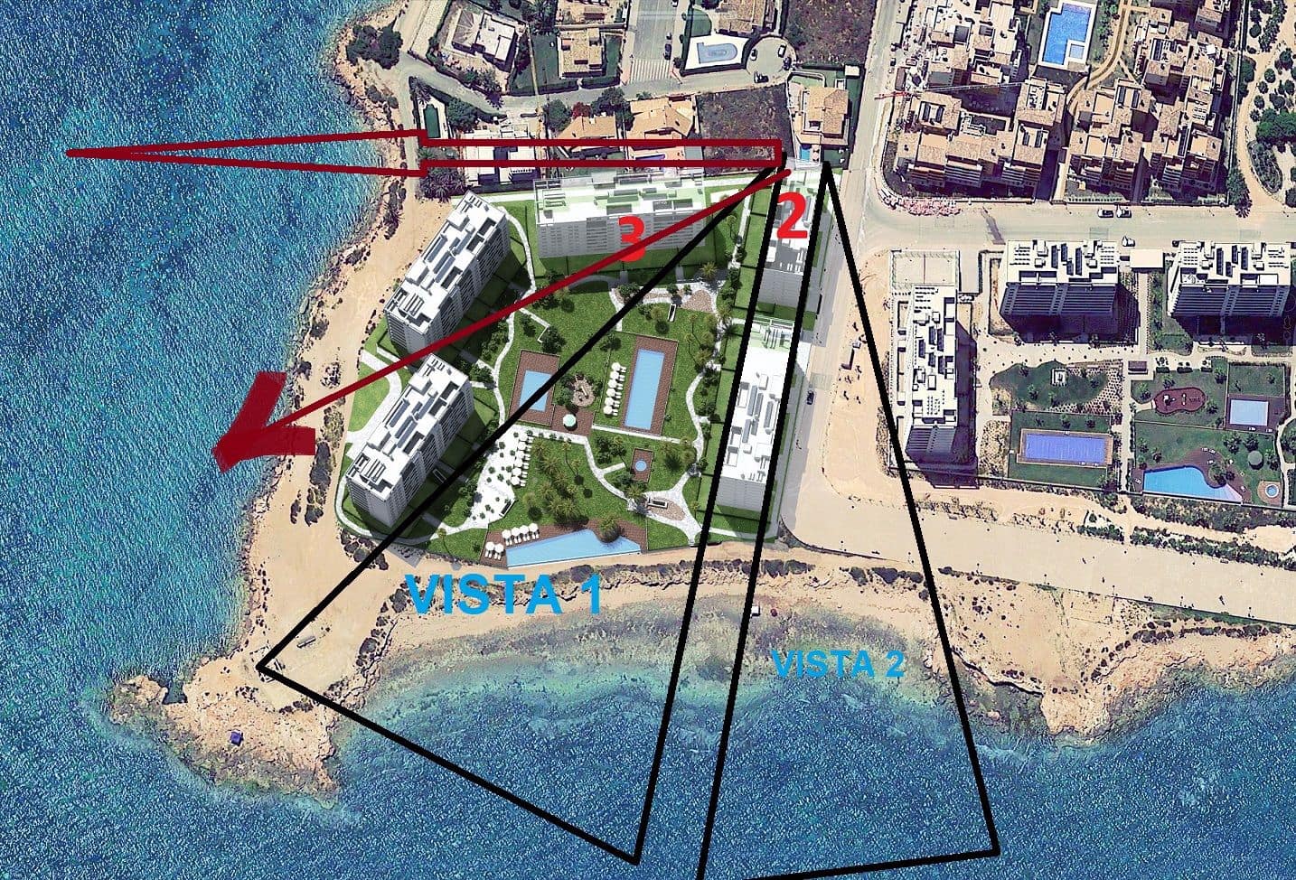 2 bedroom Apartment for sale in Orihuela with pool garage - € 404,000 (Ref: 8226029)