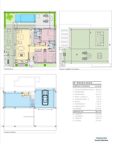3 soveværelse Villa til salg i Torrevieja med swimmingpool garage - € 595.000 (Ref: 8854623)