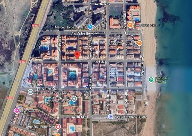 2 Zimmer Wohnung zu verkaufen in Torrevieja mit Pool - 158.050 € (Ref: 8946004)