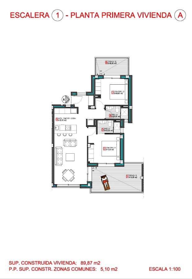 2 soveværelse Lejlighed til salg i Torrevieja med swimmingpool garage - € 274.900 (Ref: 9129534)