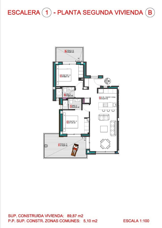2 soveværelse Lejlighed til salg i Torrevieja med swimmingpool garage - € 274.900 (Ref: 9129534)