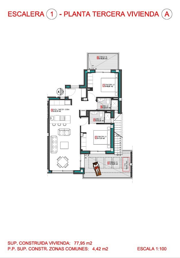 2 soveværelse Lejlighed til salg i Torrevieja med swimmingpool garage - € 274.900 (Ref: 9129534)