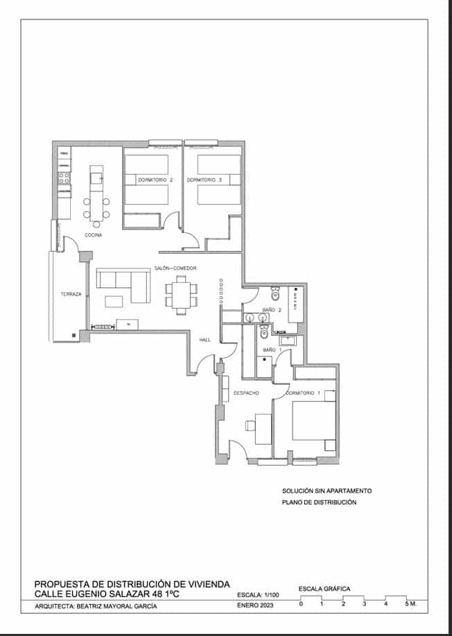 3 camera da letto Appartamento in vendita in Madrid citta - 990.000 € (Rif: 9254822)