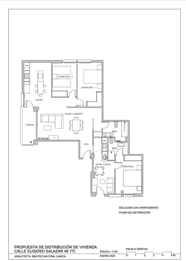 3 camera da letto Appartamento in vendita in Madrid citta - 990.000 € (Rif: 9254822)