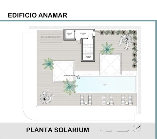 1 soverom Leilighet til salgs i Torrevieja med svømmebasseng - € 175 000 (Ref: 9262394)