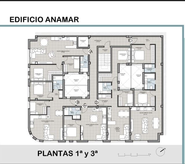 1 soverom Leilighet til salgs i Torrevieja med svømmebasseng - € 175 000 (Ref: 9262394)