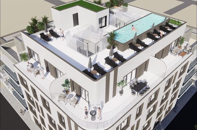 1 makuuhuone Huoneisto myytävänä paikassa Playa del Acequión, Torrevieja mukana uima-altaan - 175 000 € (Ref: 9262394)