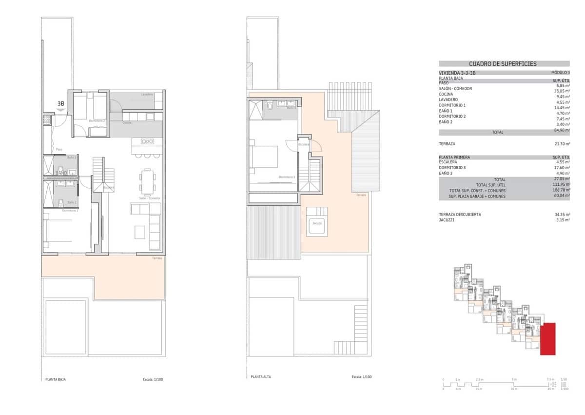 3 sovrum Takvåning till salu i El Paraiso med pool garage - 829 000 € (Ref: 10012646)