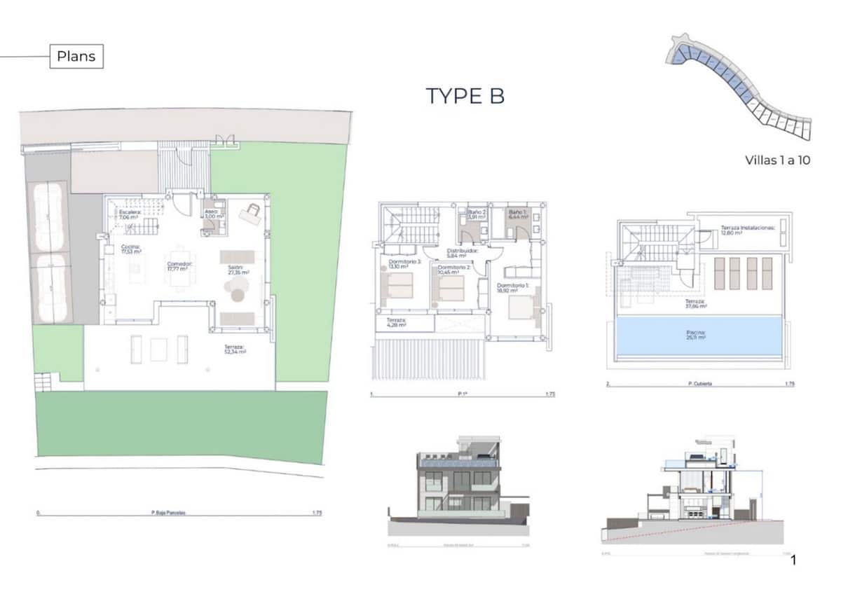 Chalet de 3 habitaciones en Estepona en venta con piscina garaje - 1.118.600 € (Ref: 7486965)