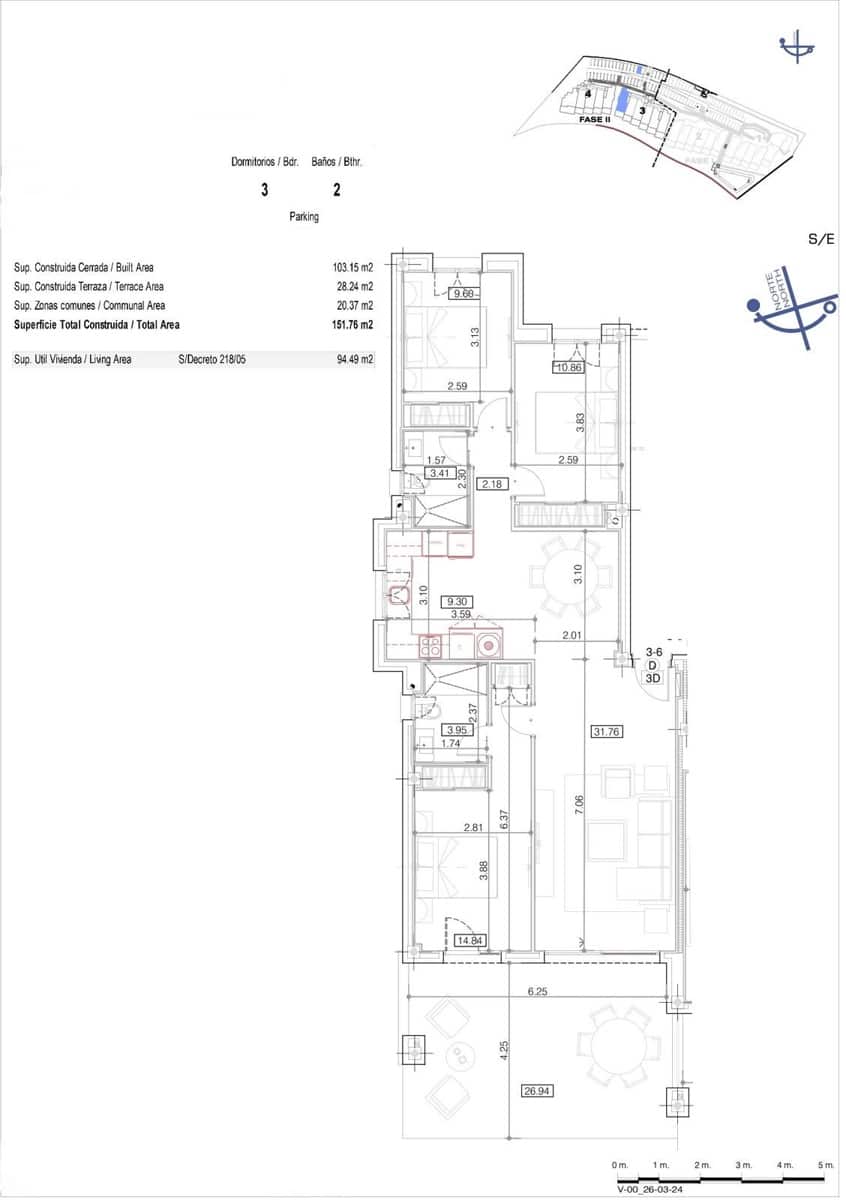 3 sovrum Lägenhet till salu i Estepona med pool garage - 450 000 € (Ref: 8971487)
