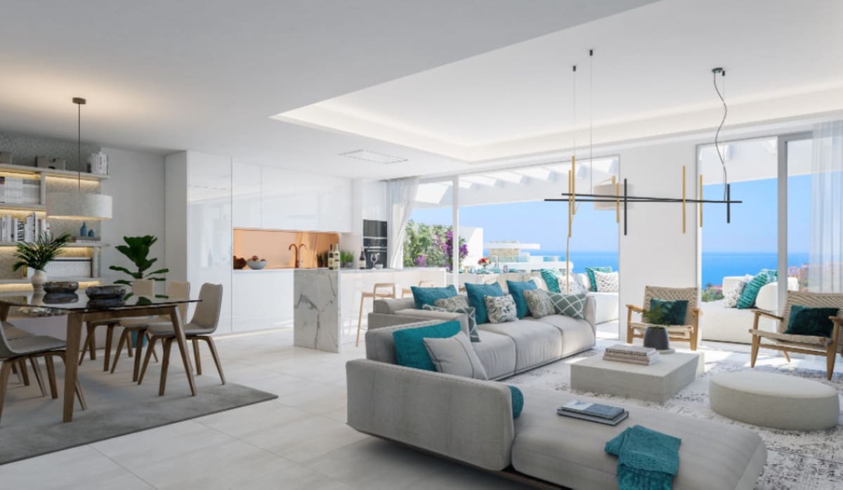 3 makuuhuone Huoneisto myytävänä paikassa La Cala de Mijas mukana uima-altaan 
autotalli - 1 300 000 € (Ref: 9030933)