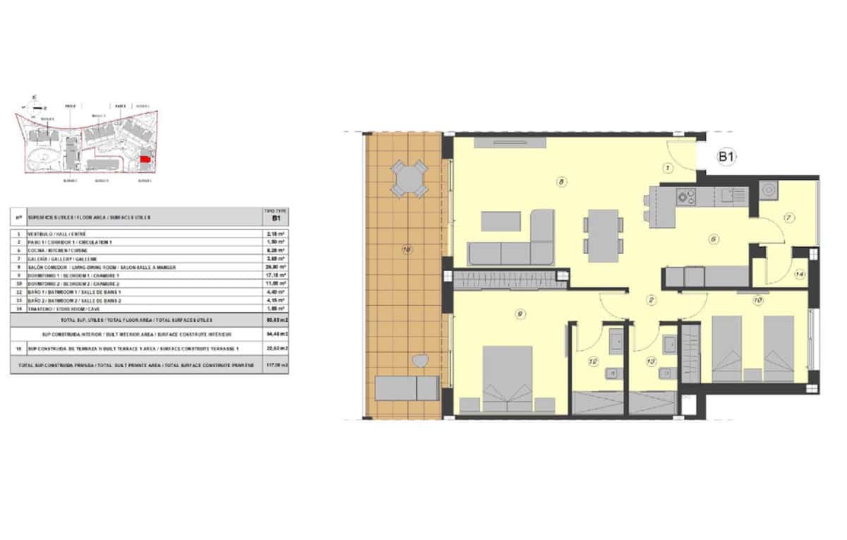3 soverom Leilighet til salgs i Benahavis med svømmebasseng garasje - € 732 000 (Ref: 9072915)