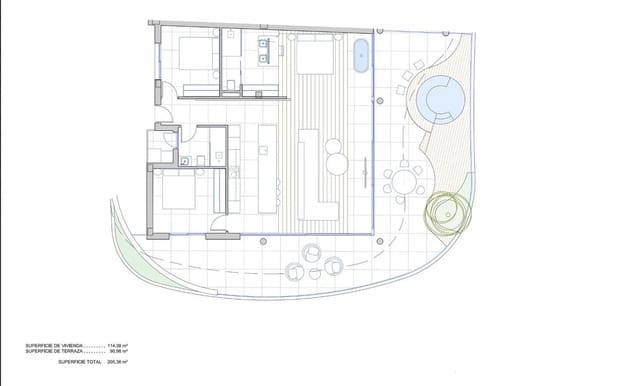 3 makuuhuone Huoneisto myytävänä paikassa Fuengirola mukana uima-altaan 
autotalli - 949 000 € (Ref: 9311981)