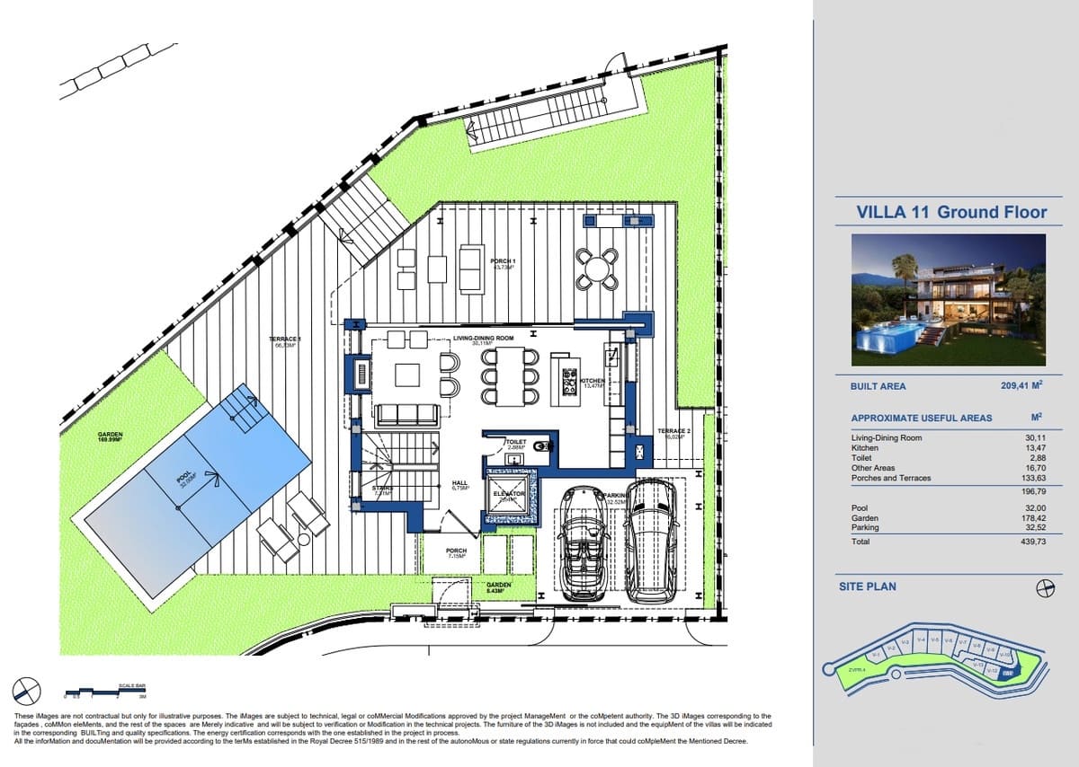 4 soverom Villa til salgs i Benahavis med svømmebasseng garasje - € 1 890 000 (Ref: 9384029)