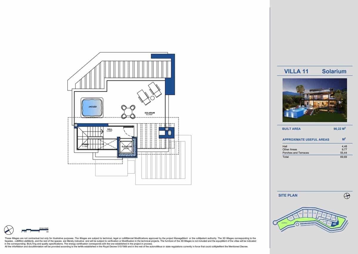 4 sovrum Villa till salu i Benahavis med pool garage - 1 890 000 € (Ref: 9384029)