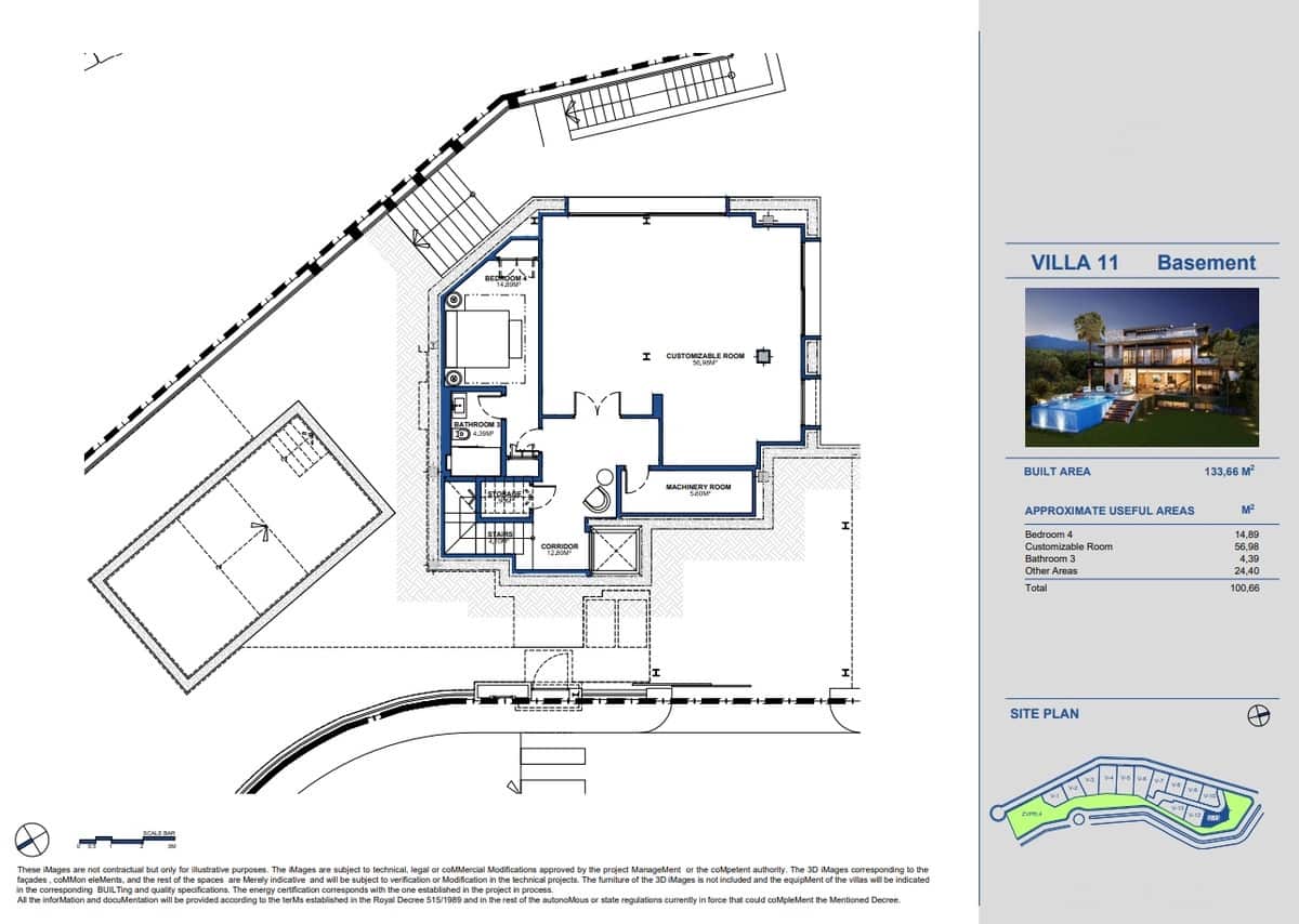 4 sovrum Villa till salu i Benahavis med pool garage - 1 890 000 € (Ref: 9384029)
