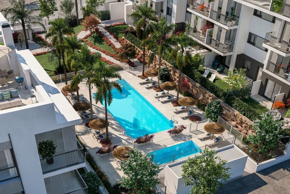 2 sypialnia Apartament na sprzedaż w Estepona z basenem garażem - 630 000 € (Ref: 9610000)