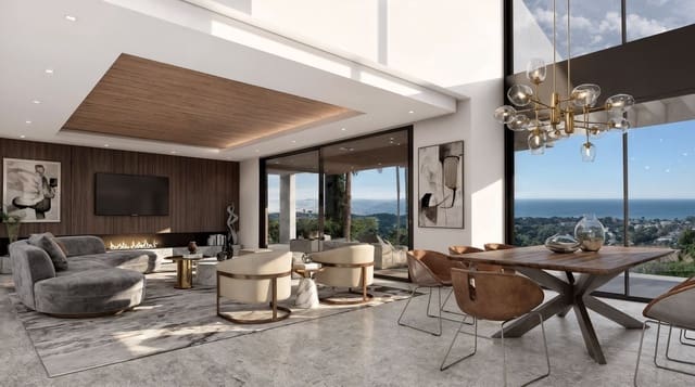 4 soverom Villa til salgs i Los Flamingos, Benahavís med svømmebasseng garasje - € 5 790 000 (Ref: 9635178)