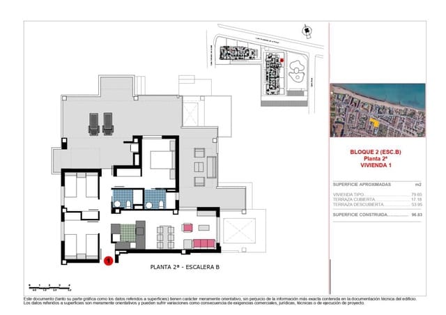 3 soverom Leilighet til salgs i La Pedrera - Vessanes, Dénia med svømmebasseng - € 449 000 (Ref: 10040050)