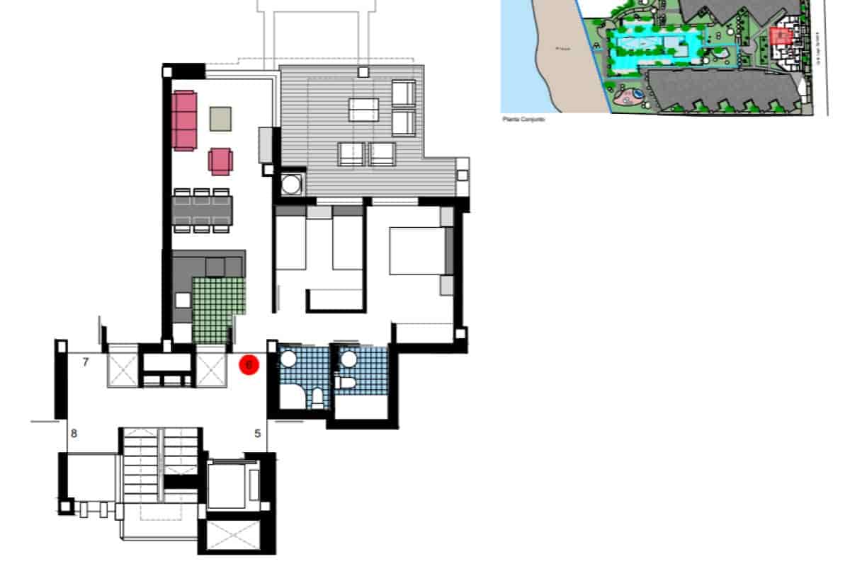 2 soverom Leilighet til salgs i Denia med svømmebasseng - € 355 000 (Ref: 10040057)