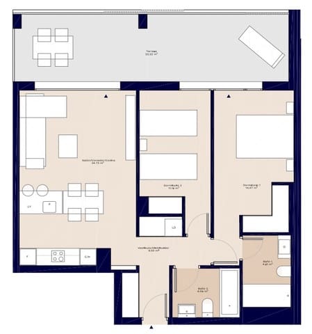 2 soverom Leilighet til salgs i La Pedrera - Vessanes, Dénia med svømmebasseng - € 316 000 (Ref: 10040058)