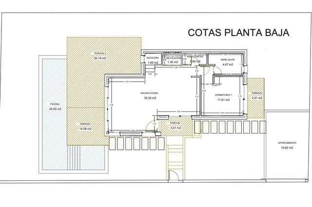 3 sovrum Villa till salu i Alcalalí / Alcanalí med pool - 530 000 € (Ref: 10040126)