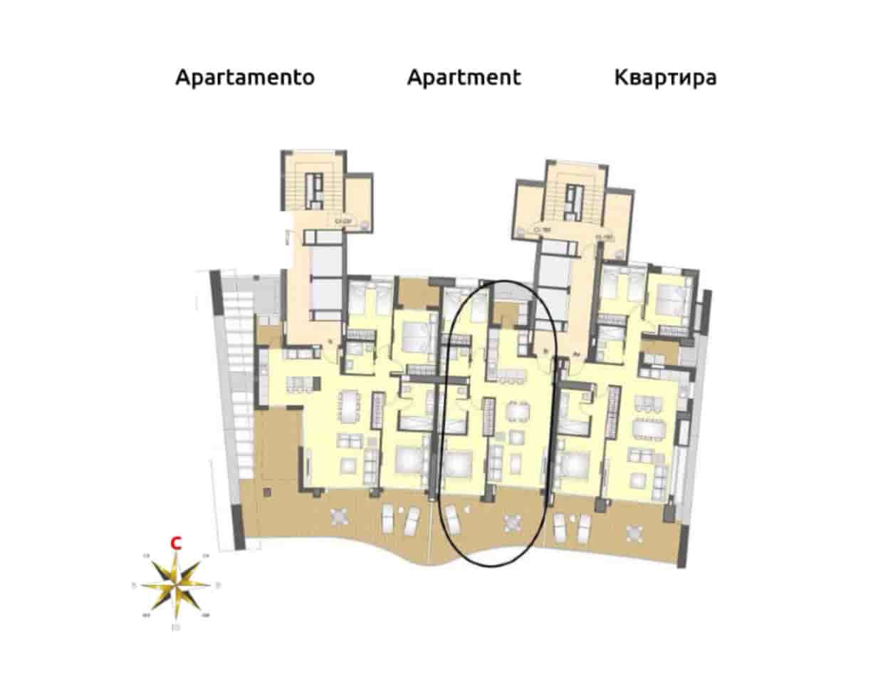 2 sovrum Lägenhet till salu i Benidorm med pool garage - 579 000 € (Ref: 10040137)