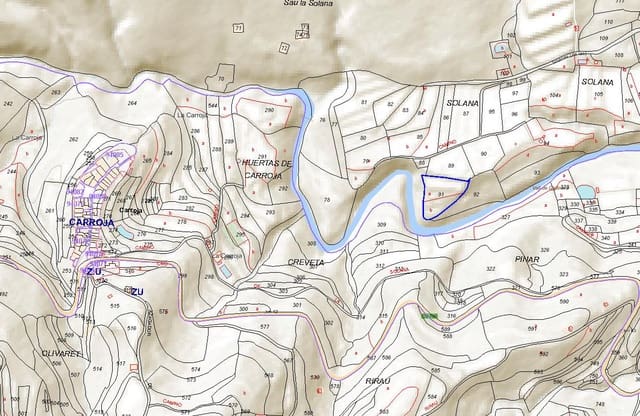Undeveloped Land for sale in Beniali, Vall de Gallinera - € 45,000 (Ref: 10040145)