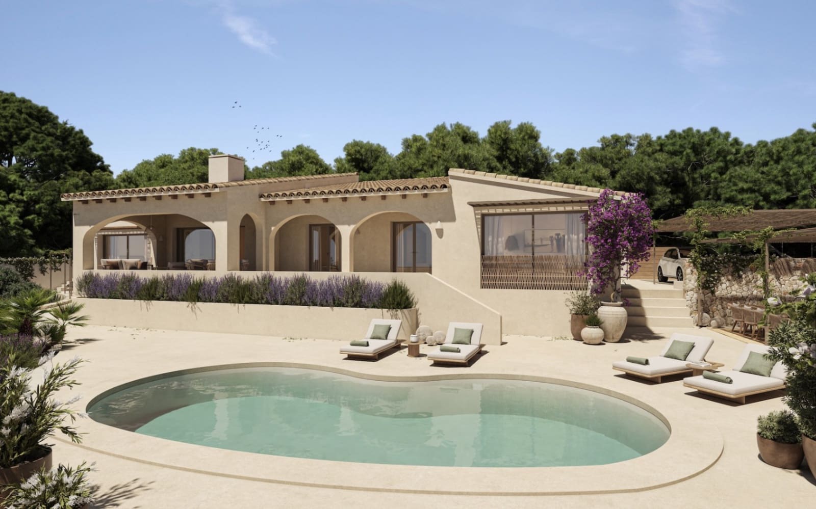 3 Zimmer Villa zu verkaufen in Benissa mit Pool Garage - 1.250.000 € (Ref: 10049474)