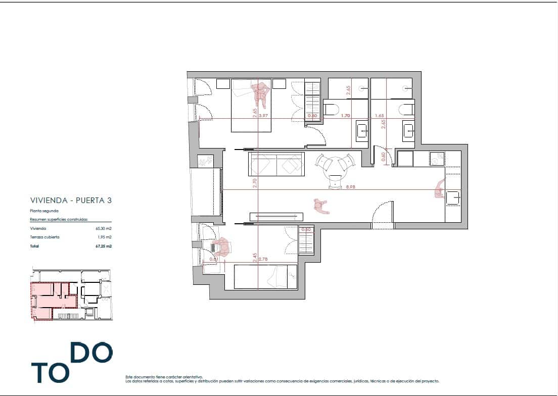 2 soveværelse Lejlighed til leje i Gata de Gorgos - € 1.100 (Ref: 9309229)