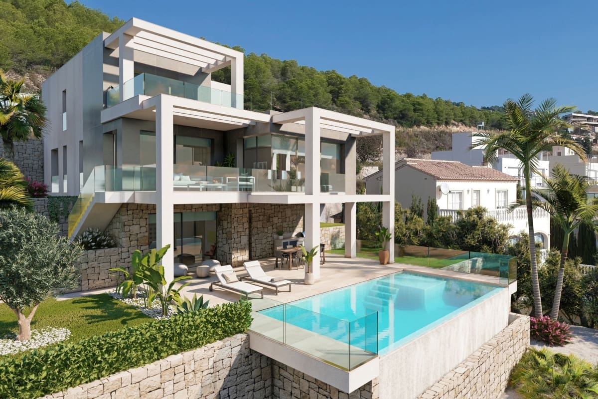 3 soveværelse Villa til salg i Calpe / Calp med swimmingpool - € 1.985.000 (Ref: 9374439)