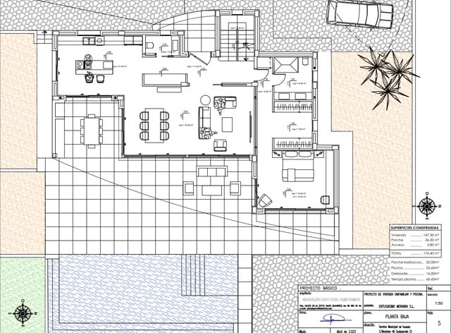 4 chambre Villa/Maison à vendre à Moraira, Teulada-Moraira avec piscine - 1 995 000 € (Ref: 9374440)