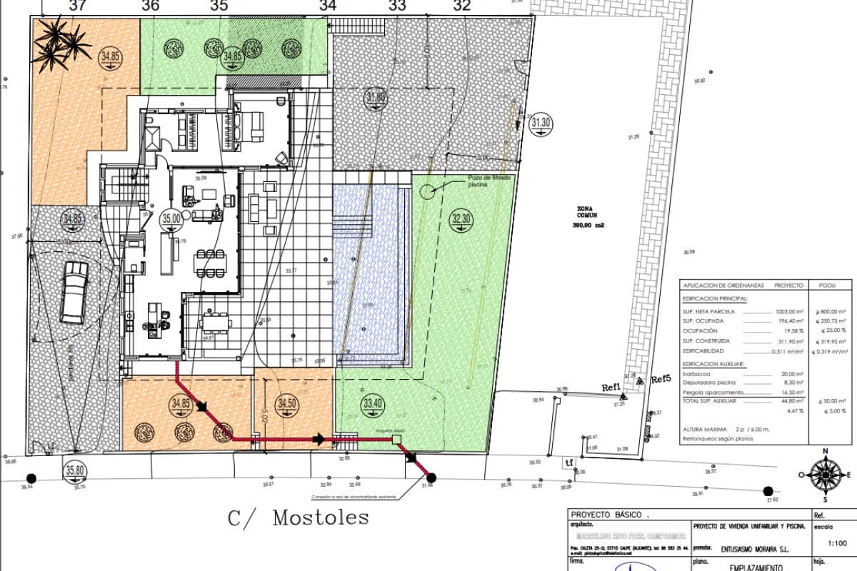 4 makuuhuone Huvila myytävänä paikassa Moraira mukana uima-altaan - 1 995 000 € (Ref: 9374440)