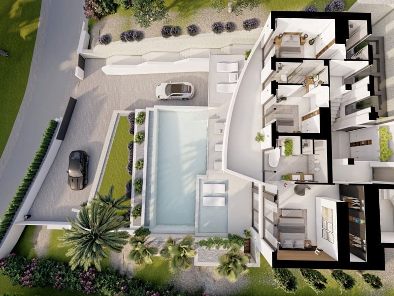 4 quarto Moradia para venda em Altea com piscina - 2 090 000 € (Ref: 9374444)