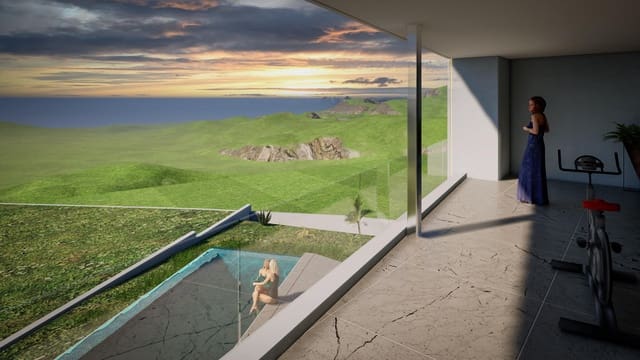 Chalet de 3 habitaciones en La Nucia en venta con piscina - 865.000 € (Ref: 9374448)