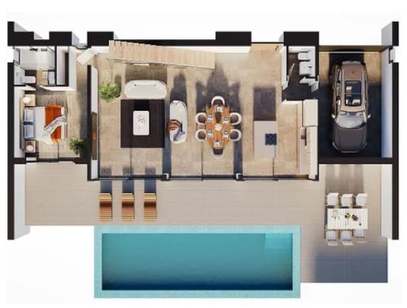 3 makuuhuone Huvila myytävänä paikassa Calpe / Calp mukana uima-altaan - 1 099 000 € (Ref: 9374464)