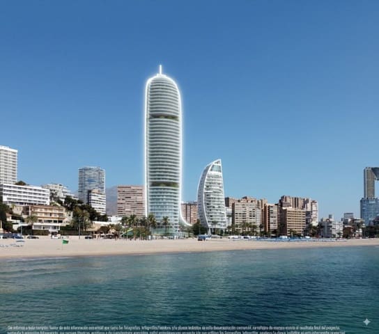 2 sovrum Lägenhet till salu i Benidorm med pool - 1 058 000 € (Ref: 9374472)