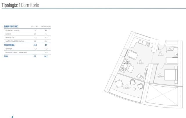 2 makuuhuone Huoneisto myytävänä paikassa Benidorm mukana uima-altaan - 1 058 000 € (Ref: 9374472)