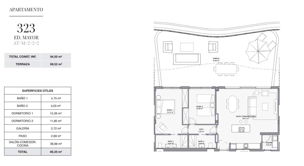 2 bedroom Flat for sale in Alfaz del Pi / L'Alfas del Pi with pool - € 580,000 (Ref: 9374476)