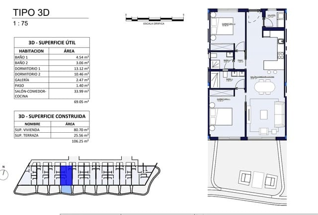 Piso de 2 habitaciones en Alfaz del Pi / L'Alfàs del Pi en venta con piscina - 580.000 € (Ref: 9374476)