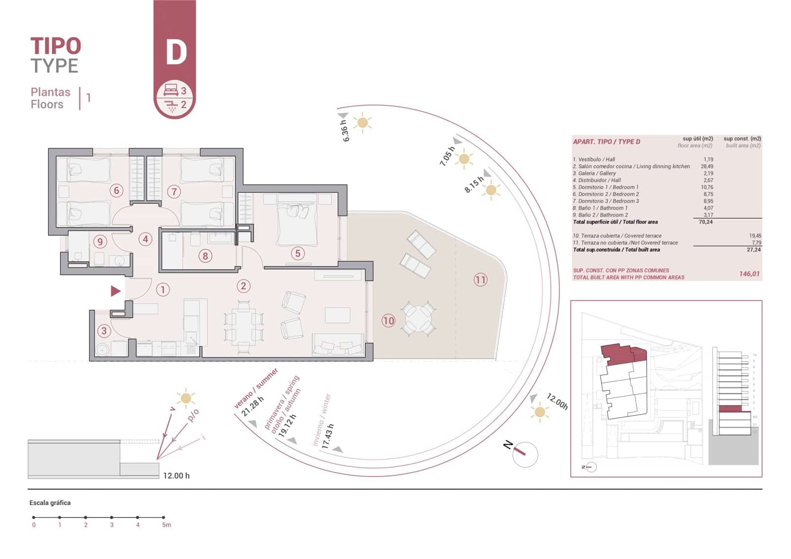2 soveværelse Lejlighed til salg i Calpe / Calp med swimmingpool - € 479.000 (Ref: 9374477)