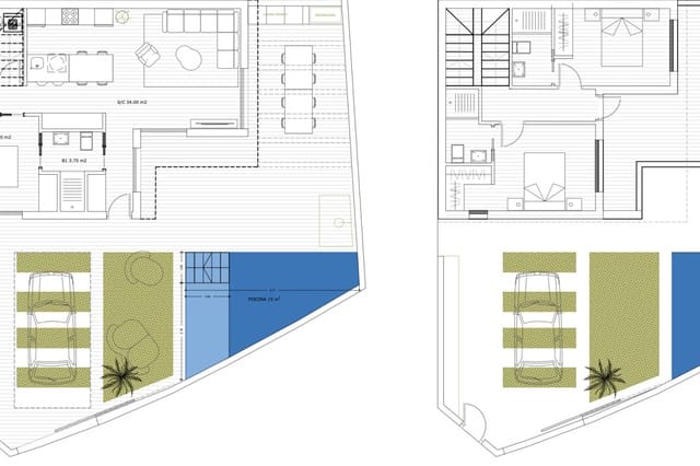 3 camera da letto Villa in vendita in San Pedro del Pinatar con piscina - 499.950 € (Rif: 9374489)